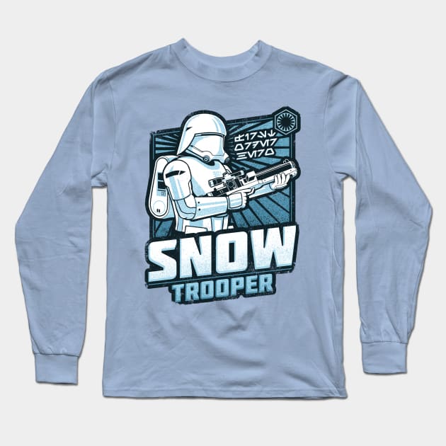 First Order Hero: Snowtrooper Long Sleeve T-Shirt by CoryFreemanDesign